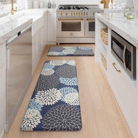 Collive multiblue pattern adds farmhouse charm to any space.