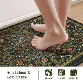 Collive kitchen mat with non-slip textured surface for secure footing
