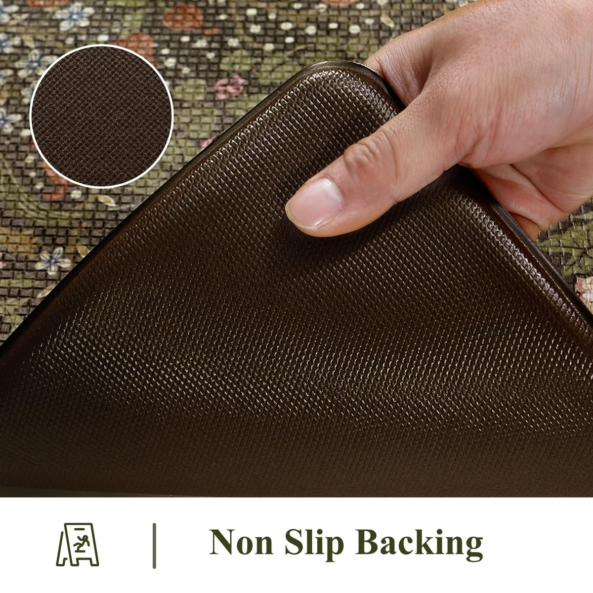 Collive waterproof and oil-resistant PVC mat protects floors from spills