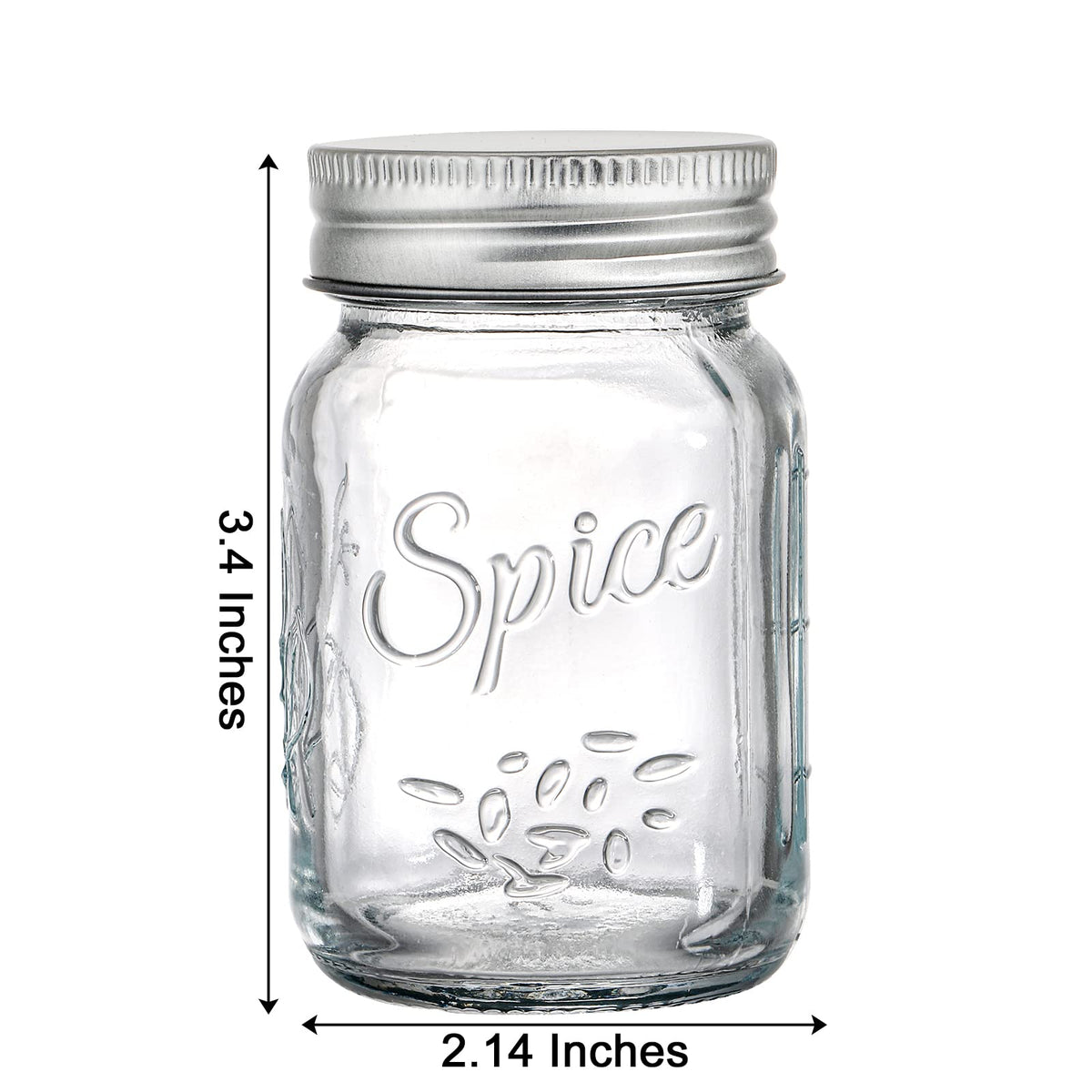 Coloch shaker lid on jar enables controlled seasoning and easy pouring