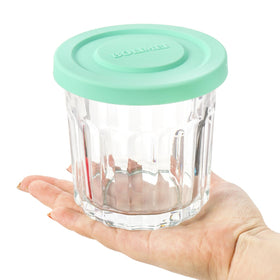 Coloch 400ml clear storage jar shows contents at a glance for easy labeling.