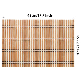 Coloch bamboo placemat anti-slip design keeps bowls stable on the table