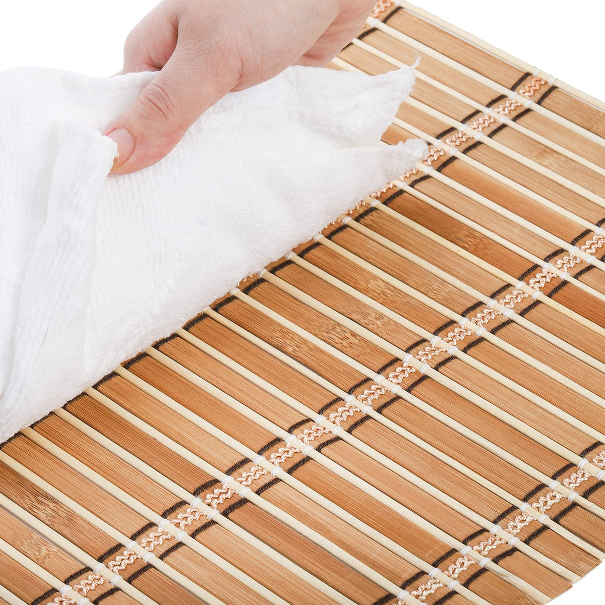 Coloch bamboo placemat rustic natural finish adds understated elegance