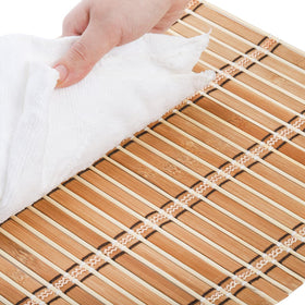 Coloch bamboo placemat rustic natural finish adds understated elegance