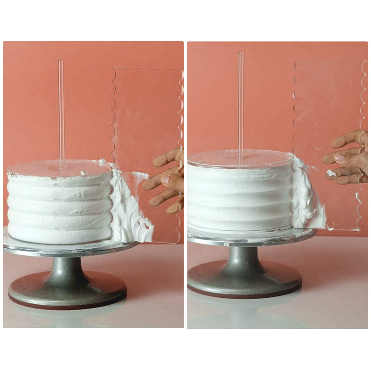 Coloch 10-inch center dowel rod supports three-tier stability during decorating.