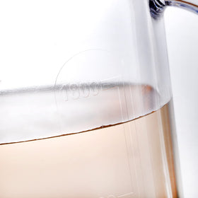 Coloch slim and compact pitcher ideal for fridge-door storage.
