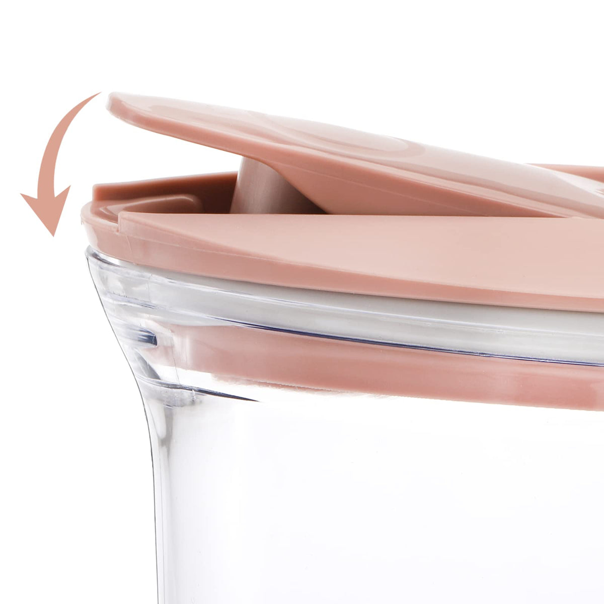 Coloch pitcher showing a scale line for precise measurement.