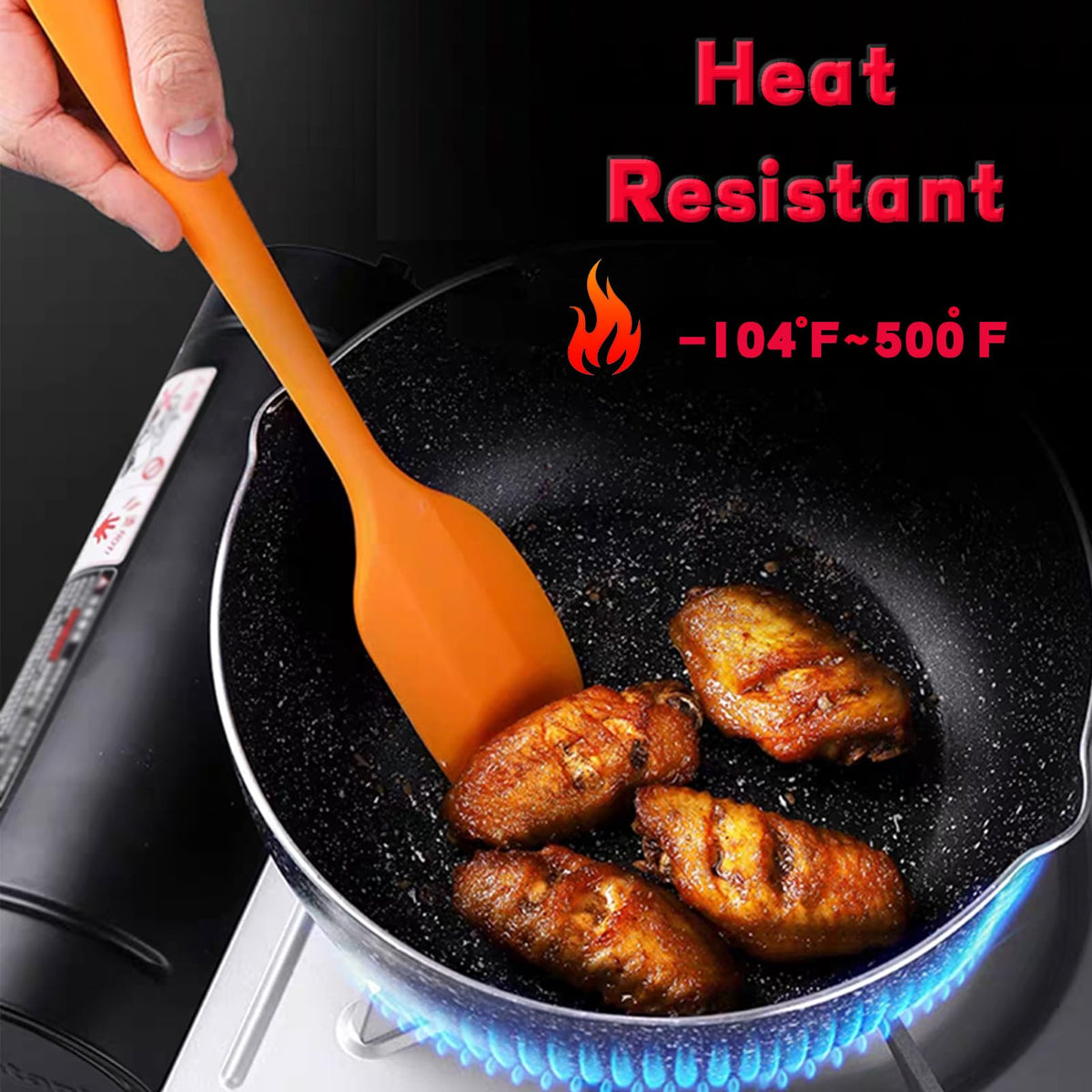 COLOGO multi-purpose spatula set ideal for mixing, spreading, and scraping