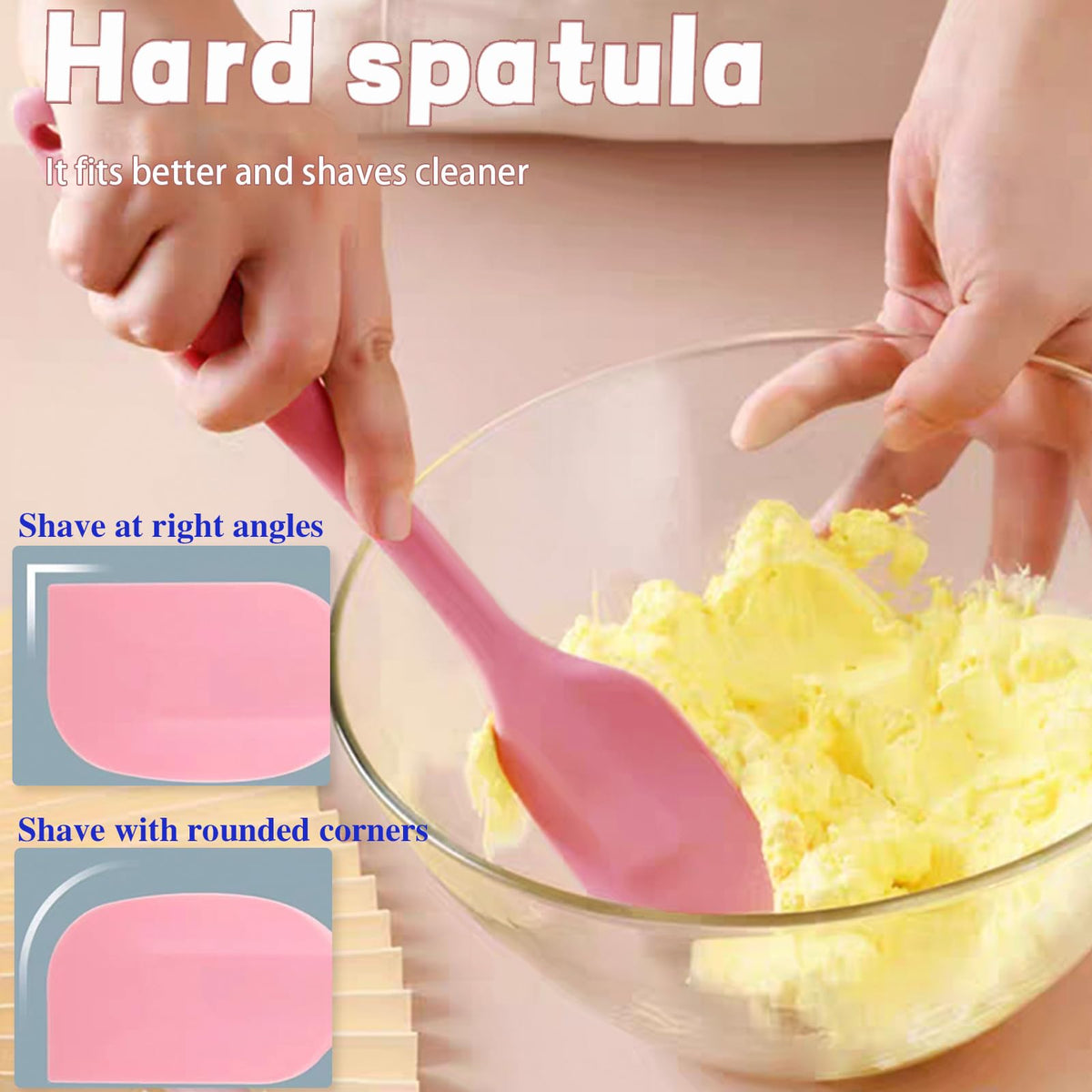 COLOGO spatula with stainless steel core for durable grip and stability