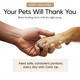 Color Up 2 Scoop ideal for dogs, cats, rabbits, and birds