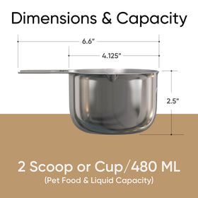 Color Up 2 Scoop stainless steel construction for durability and safety