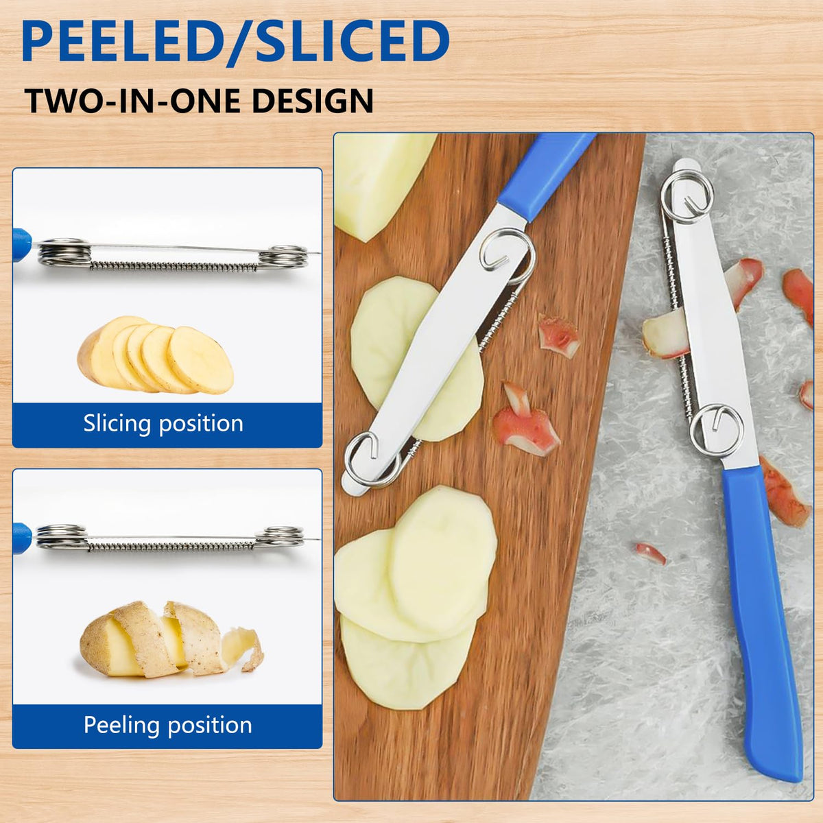 COLOTTE Slice Master demonstrates two-width thickness control for uniform cuts.
