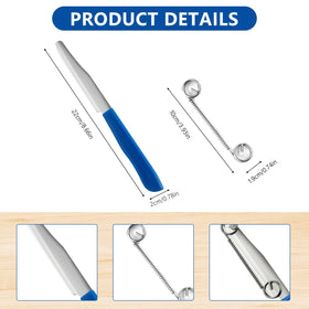 COLOTTE stainless steel blade with food-grade plastic parts for safe daily use.