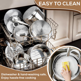Colourcoco nonstick interior closeup highlights easy cleanup and smooth cooking surface