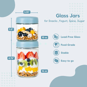 ColoVie office-friendly lunch containers for on-the-go meals.