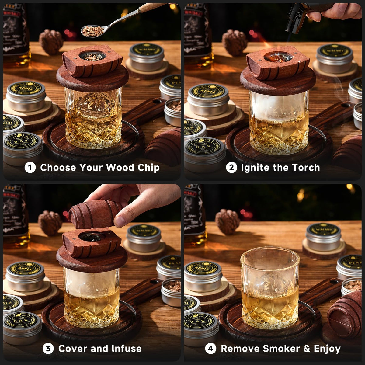 ComboJoy elegant gift box ideal for whiskey lovers