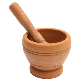 Comebuywide resin pestle and mortar easy to clean after cooking.