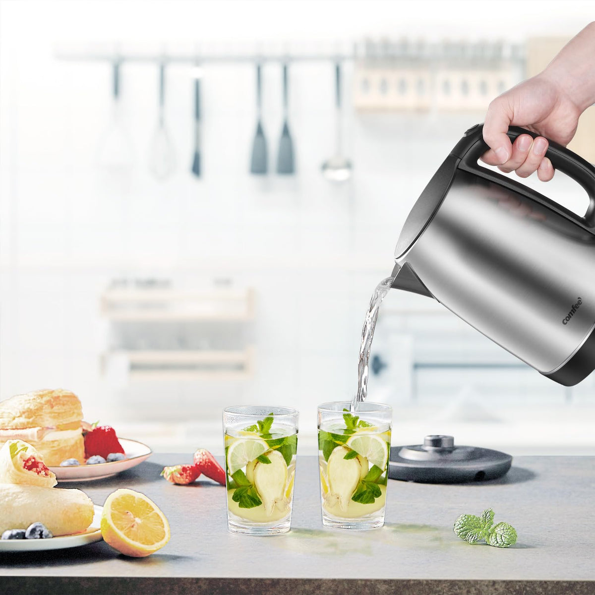 COMFEE' auto shut-off provides worry-free operation.