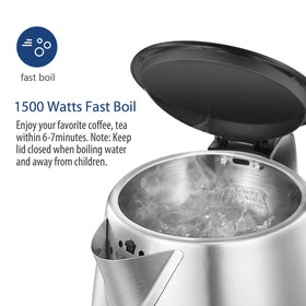 COMFEE' wide-mouth design makes filling and cleaning easier.