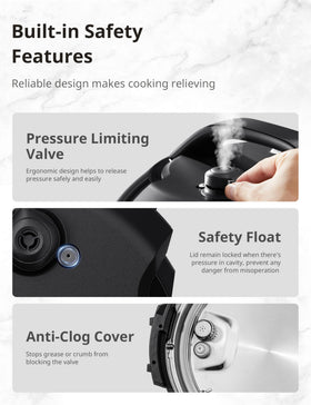 Comfee steam rack and accessories enable versatile steaming.