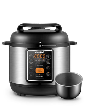 COMFEE' 7-in-1 multi-cooker on the counter for quick weeknight meals.