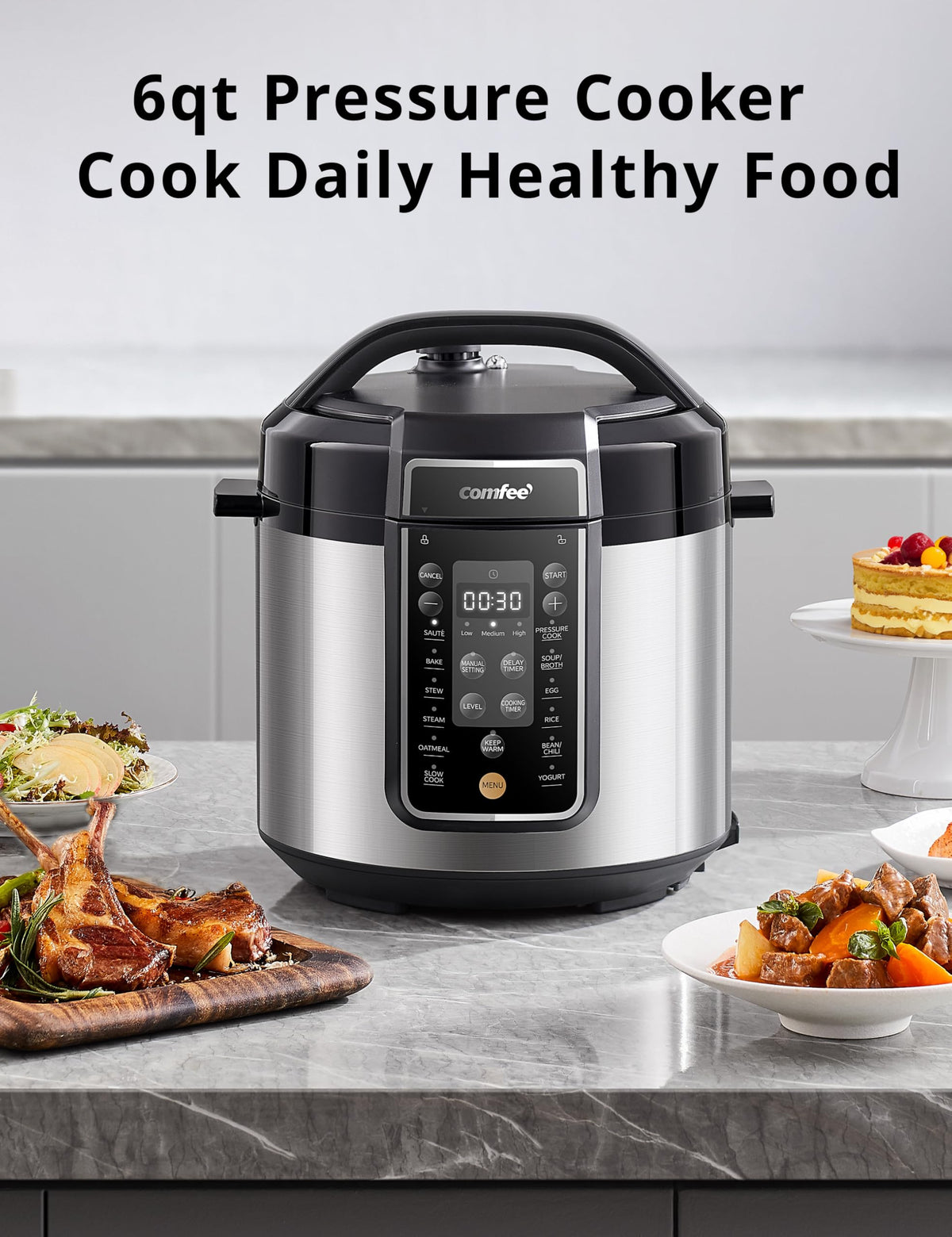 COMFEE’ included accessories kit supports simple meal preparation