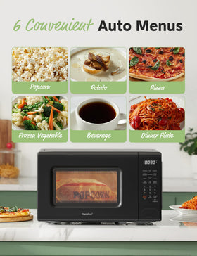 COMFEE CMO-C20M1WB control panel reveals 11 power levels for versatile meals.