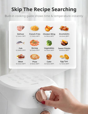 COMFEE' timer and temperature control for precise cooking of favorites