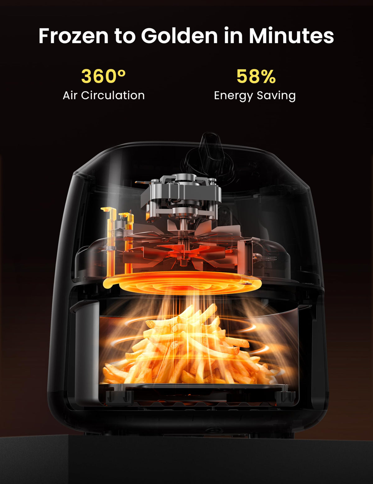 COMFEE' compact kitchen counter image emphasizes space efficiency for two-person meals.