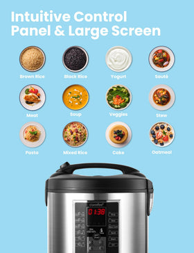 COMFEE' dishwasher-safe parts simplify cleanup after cooking