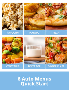 COMFEE' retro microwave control panel with LED display for quick meals.