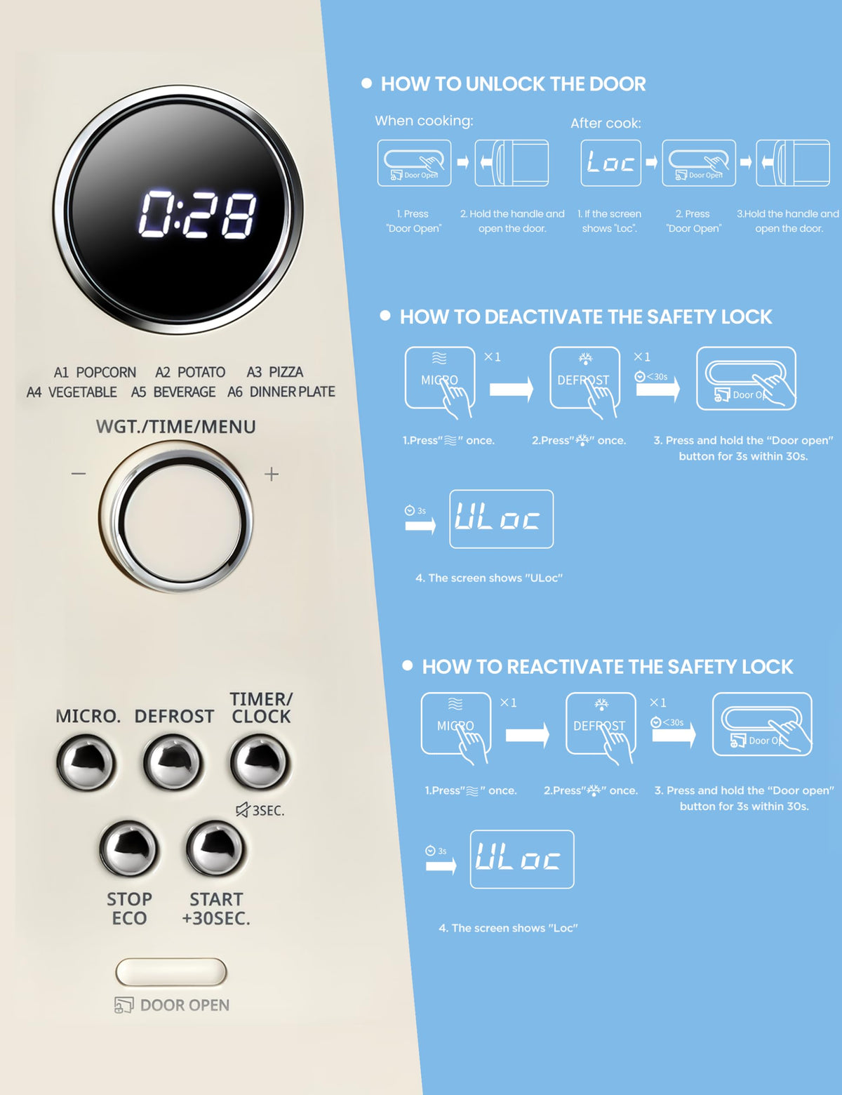 COMFEE' mute function lets you cook quietly at any hour.