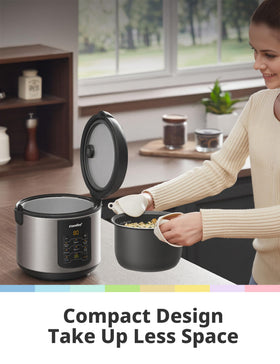 COMFEE' compact design fits small kitchens and counters