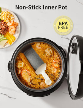 COMFEE' rice cooker keep-warm function preserves meals for later