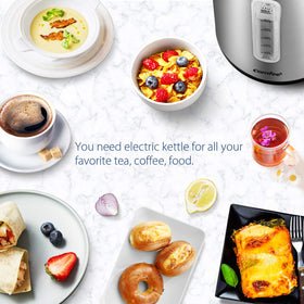 COMFEE' 360-degree swivel base offers convenient cordless serving.