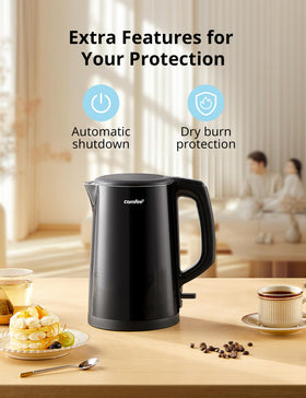 COMFEE' wide-opening lid enables effortless filling and cleaning