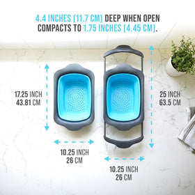 Comfify XL compact-folded storage fits slim cupboards and RV cabinets.