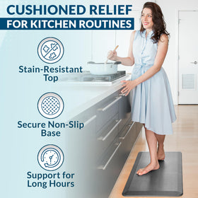 ComfiLife easy wipe-down maintenance keeps kitchen spaces neat.