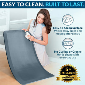 ComfiLife anti fatigue mat with non-slip bottom for safe kitchen use.