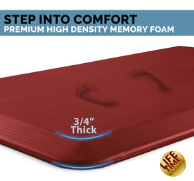 ComfiLife standing-desk anti-fatigue mat provides support for long work sessions.