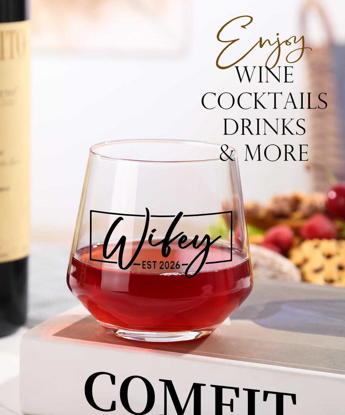 comfit whiskey glass for couples stylish gift option