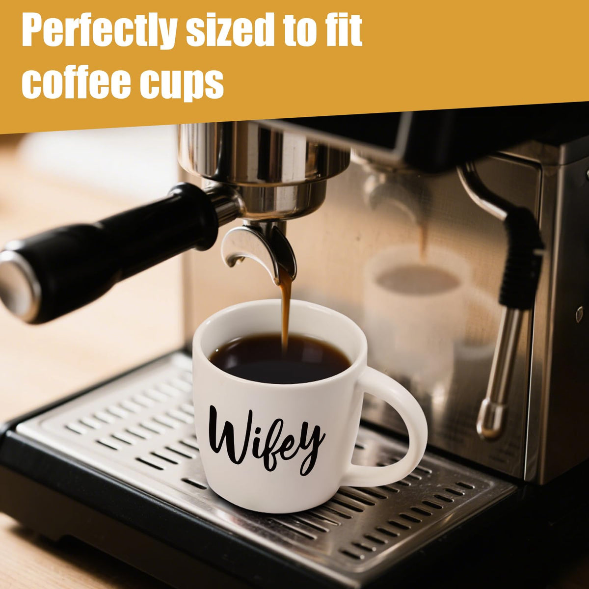 Microwave-safe feature demonstrated on Comfit Wifey Hubby mugs for quick warm-up.