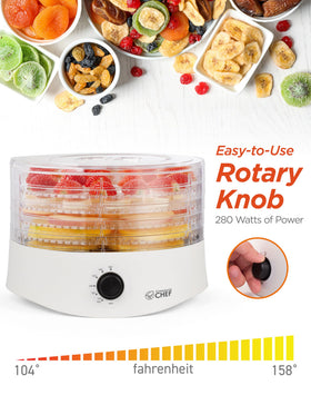 Commercial CHEF with digital timer for precise, repeatable drying sessions