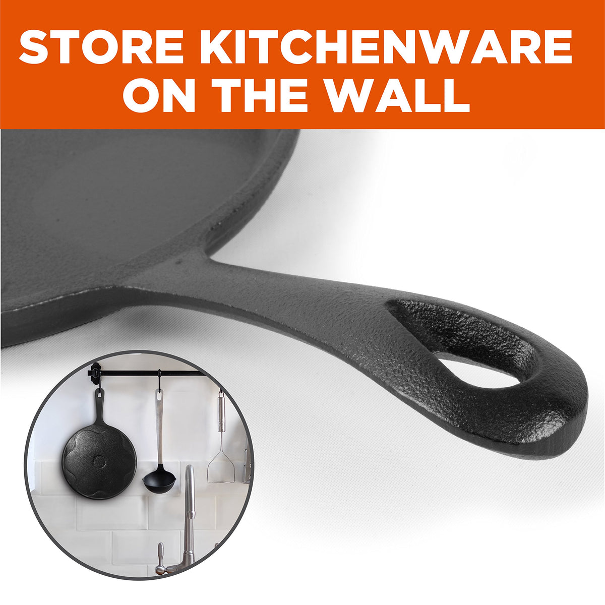 Commercial CHEF 12-inch cast iron griddle ideal for family meals.