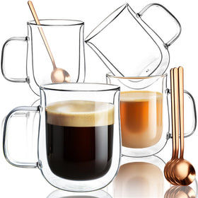 COMOME double-wall mug appearance shows insulation for hot drinks