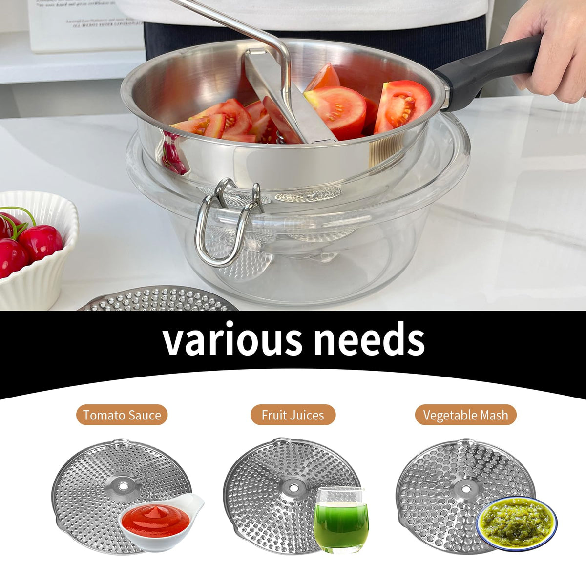Compralo dishwasher-safe parts simplify cleanup after meals.