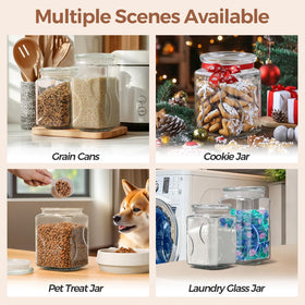 ComSaf 2-pack setup ideal for bulk pantry organization