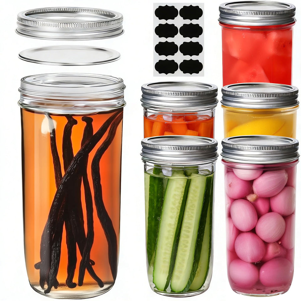 ComSaf 20 oz wide-mouth mason jar for easy filling and quick cleaning