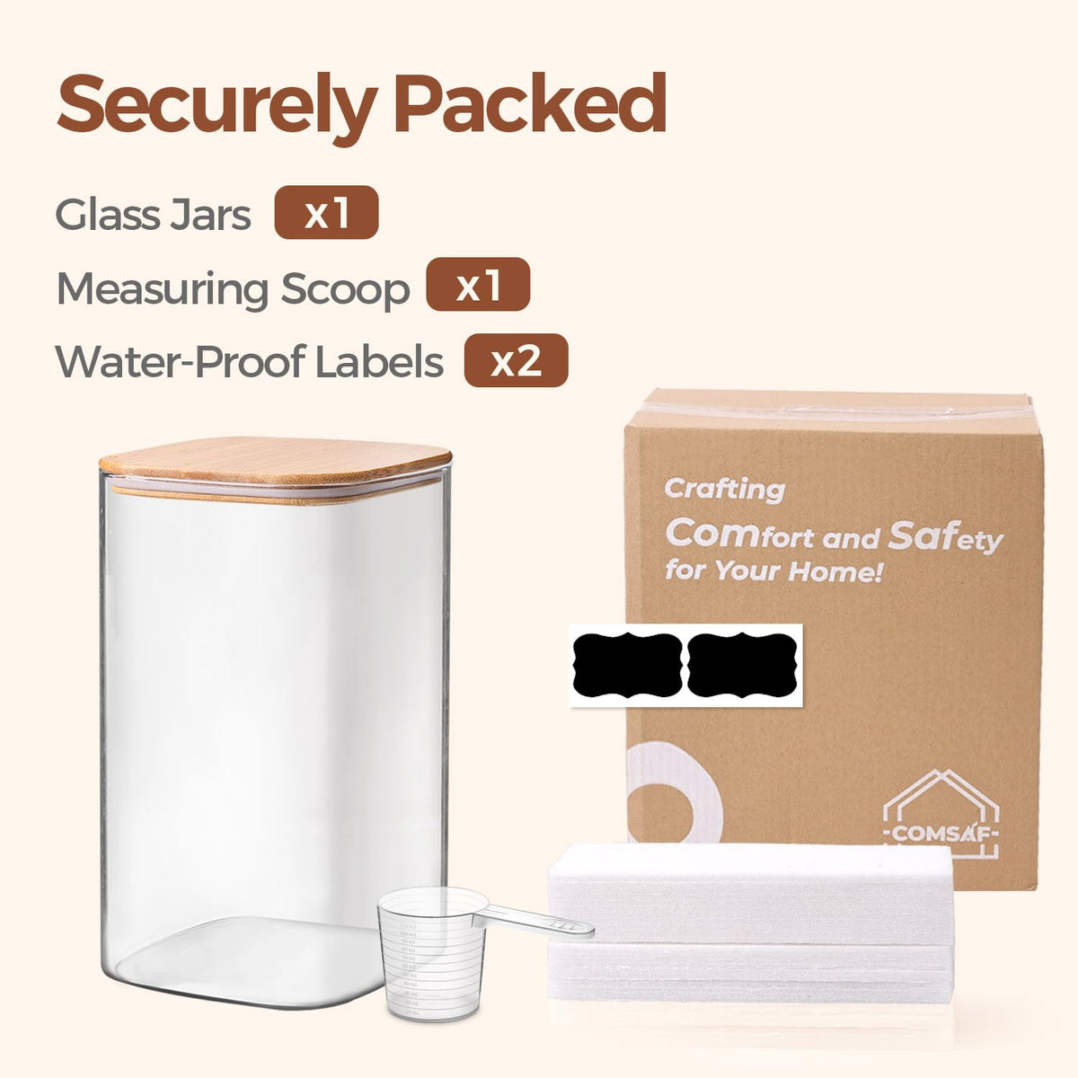 ComSaf care tip: hand wash recommended for best results.