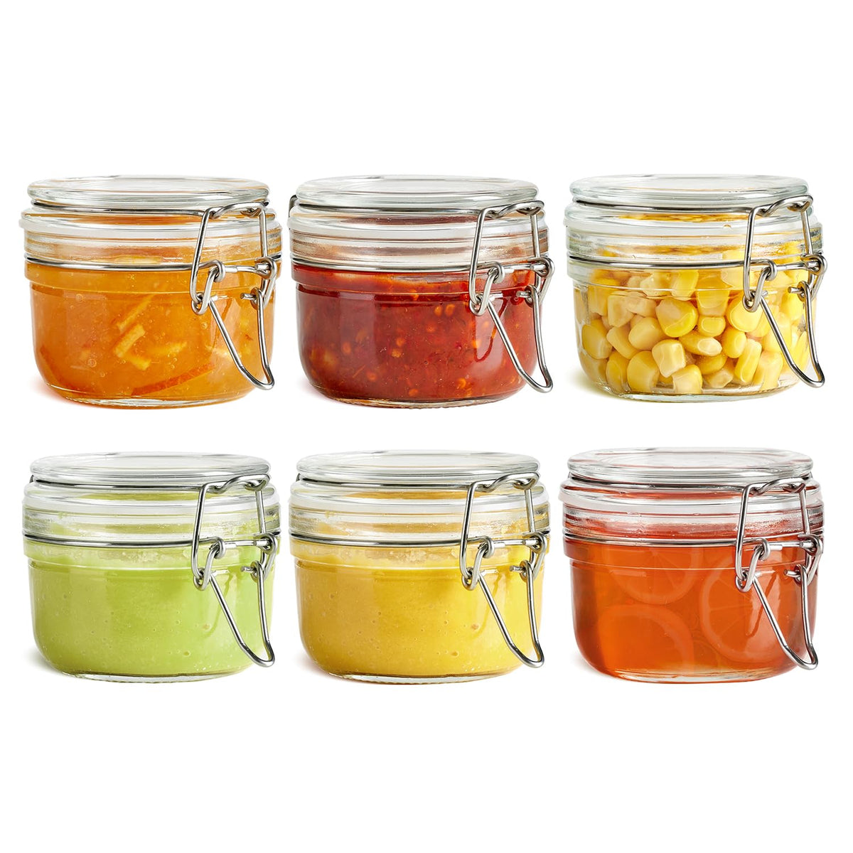 ComSaf 4oz glass spice jar with airtight lid preserves freshness and aroma.